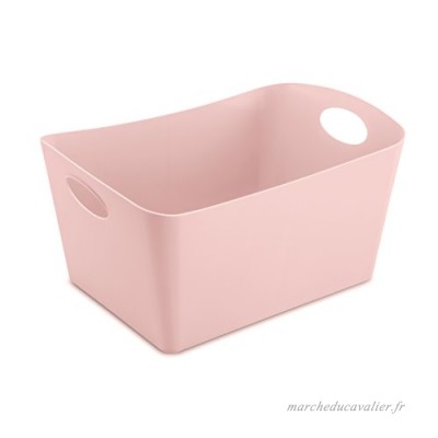 Koziol caissette de rangement 15 l Boxxx L  thermoplastique  powder pink  31 x 48 x 23 7 cm - B01MUF38N6