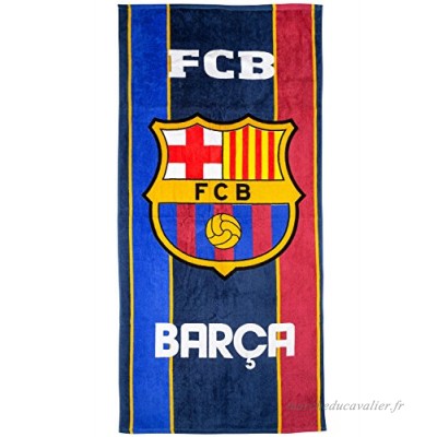 FC Barcelone FCB Serviette de plage serviette de bain serviette de bain 150 x 75 cm Art. 5884 - B07CTKGXW4