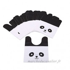 LJSLYJ Panda Cartoon Pattern Cookie Bag Sac de Rangement des Aliments Sac de Bonbons - B07DJZ96VC
