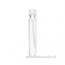 10/2ml vide de l'échantillon Étui Pots Tube bouteilles en verre fioles avec bouchons pour huiles essentielles Container  Transparent - B01KVAIZ50