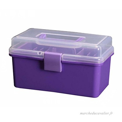 Boîte à outils multifonction portables Home Storage Box Toolkit Box  Purple - B071FQR93B