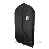 Hangerworld Lot de 3 Housses Vêtements Imperméable en Nylon Noir - 110 x 60cm - B00I5O4F4U