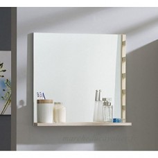 Parisot 603135 BALTIQUE Miroir Panneau de particules Blanc 60 x 12 x 57 cm - B00HSMEK5Y