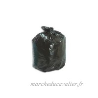 SACS POUBELLES Boîte de 100 sacs poubelle 150 litres noir 70 microns GRAVAT TRES EPAIS - B077BLXRXN