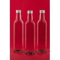 24 bouteilles en verre vides 250 ml MAR bouteille de jus de bouteilles de liqueur de bouteilles bouteilles d'alcool d'huile de slkfactory - B01CFL66WC