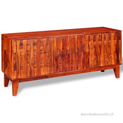 lingjiushopping Buffet en bois de Shisham massif 160 x 45 x 70 cm matériau : bois de shisham massif (ou Dalbergia Sissoo) avec finition miel Buffet et croyances - B07C76T9HH