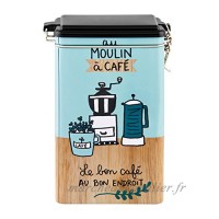 Derrière La Porte DLP : Boîte de Rangement Hermétique à Café - Délices - "Au Moulin à Café" en métal - B075LMQ13H