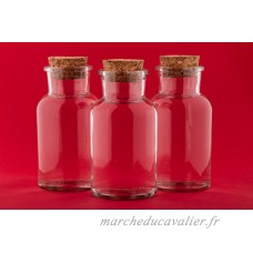 20 x 250 ml de récipient en verre avec bouchon en liège  Bouteilles  Jars 0 25 litre L - B01HMTEUGG