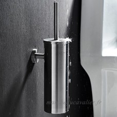 Auralum® Porte Brosse Toilette Mural Moderne en L'acier inoxydable 305 Facile Installé - B01MDUVQME