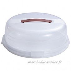 Curver 219972 Boîte à gâteau ronde avec plateau Plastique Blanc 31 x 31 x 9 cm 31 cm - B01KK7LPWO