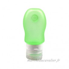 Ancdream Portable Soft Silicone voyage bouteille / distributeur pour lotions / shampooing / douche gel  TSA approuvé - Couleur Verte Petite Taille 37ml - B06XHVYDKJ