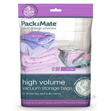 Packmate ® - Lot de 2 housses de rangement sous vide pour vêtements  grande couette  draps  etc. - compression avec aspirateur - très XL/50 x 85 cm - B01HIO9EYS