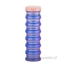 7-Day Pill Stackable Reminder Box Organizer Medicine Storage Container  Blue - B010DIXWYO
